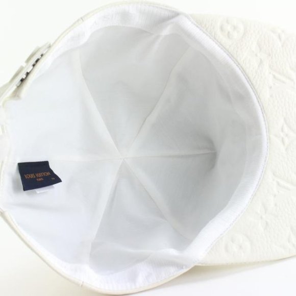Louis Vuitton Virgil Monogram Taurillon Leather Casquette Baseball Cap 12LVJ1025